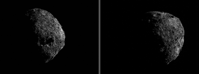 Illustration for article titled Las últimas fotos tomadas al asteroide Bennu son sencillamente irreales